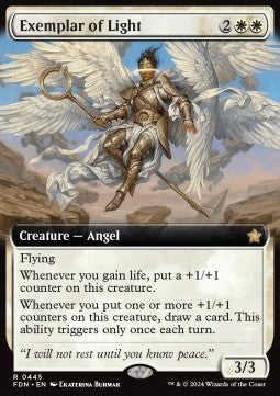 Exemplar of Light (V.3)⁣ - Magic: The Gathering Foundations: Extras⁣ (Rare)⁣ [445]