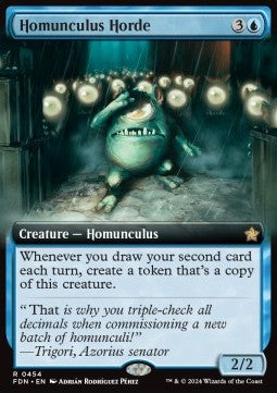 Homunculus Horde (V.3)⁣ - Magic: The Gathering Foundations: Extras⁣ (Rare)⁣ [454]