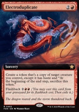 Electroduplicate (V.3) - Magic: The Gathering Foundations: Extras (Rare) [XFDN-465]