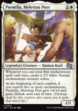 Psemilla, Meletian Poet - Foundations Jumpstart (Uncommon) [J25-31]