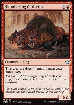 Slumbering Cerberus - Magic: The Gathering Foundations (Uncommon) [FDN-94]
