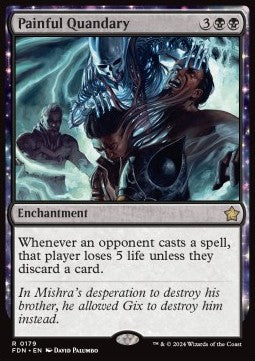 Painful Quandary - Magic: The Gathering Foundations (Rare) [FDN-179]