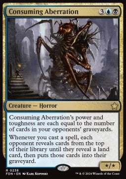 Consuming Aberration - Magic: The Gathering Foundations (Rare) [FDN-238]