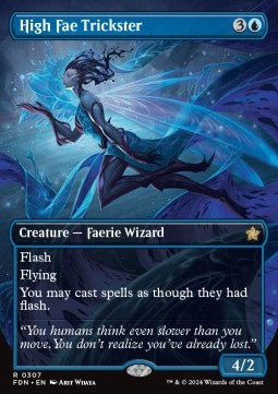 High Fae Trickster (V.1)⁣ - Magic: The Gathering Foundations: Extras⁣ (Rare)⁣ [307]