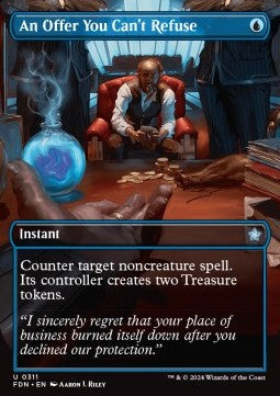 An Offer You Can't Refuse⁣ - Magic: The Gathering Foundations: Extras⁣ (Uncommon)⁣ [311]
