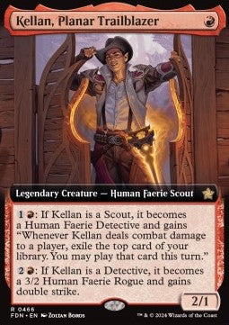 Kellan, Planar Trailblazer (V.3) - Magic: The Gathering Foundations: Extras (Rare) [XFDN-466]