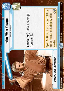 Obi-Wan Kenobi, Patient Mentor (V.1) - Twilight of the Republic: Extras (Common) [XTWI-278]