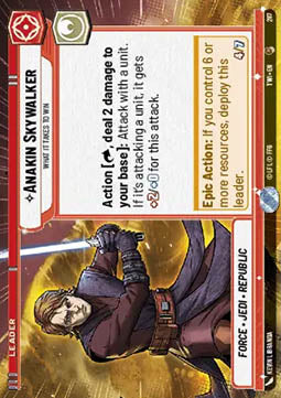 Anakin Skywalker, What it Takes to Win (V.1) - Twilight of the Republic: Extras (Common) [XTWI-287]