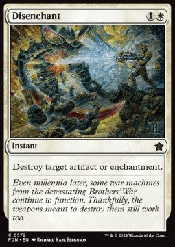 Disenchant - Magic: The Gathering Foundations: Starter Collection (Common) [SFDN-572]