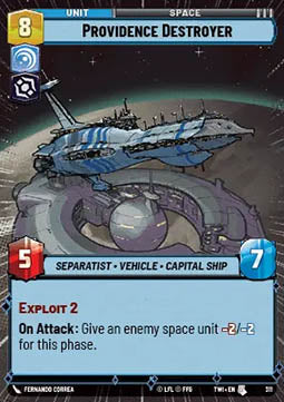 Providence Destroyer - Twilight of the Republic: Extras (Uncommon) [XTWI-311]