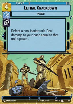 Lethal Crackdown - Twilight of the Republic: Extras (Uncommon) [XTWI-314]