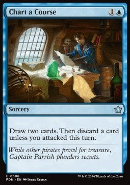 Chart a Course - Magic: The Gathering Foundations: Starter Collection (Uncommon) [SFDN-586]
