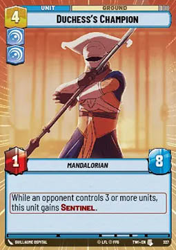 Duchess's Champion - Twilight of the Republic: Extras (Uncommon) [XTWI-327]