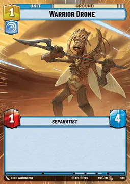 Warrior Drone - Twilight of the Republic: Extras (Common) [XTWI-330]