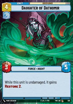 Daughter of Dathomir - Twilight of the Republic: Extras (Common) [XTWI-335]