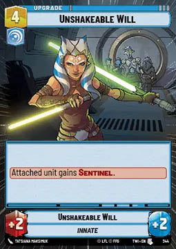 Unshakeable Will - Twilight of the Republic: Extras (Uncommon) [XTWI-344]