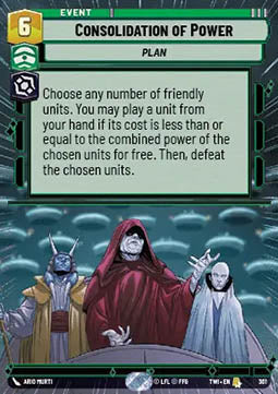 Consolidation of Power - Twilight of the Republic: Extras (Rare) [XTWI-361]