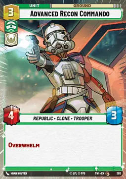 Advanced Recon Commando - Twilight of the Republic: Extras (Common) [XTWI-365]