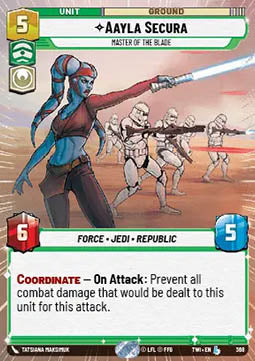 Aayla Secura, Master of the Blade - Twilight of the Republic: Extras (Legendary) [XTWI-368]