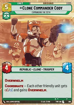 Clone Commander Cody, Commanding the 212th⁣ - Twilight of the Republic: Extras⁣ (Uncommon)⁣ [384]