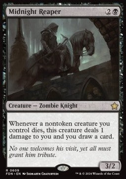 Midnight Reaper - Magic: The Gathering Foundations: Starter Collection (Rare) [SFDN-609]