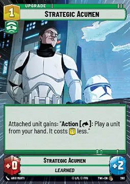 Strategic Acumen - Twilight of the Republic: Extras (Common) [XTWI-390]