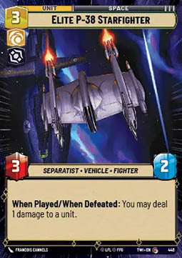 Elite P-38 Starfighter⁣ - Twilight of the Republic: Extras⁣ (Common)⁣ [446]