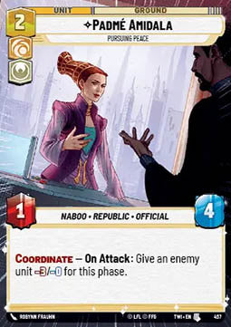 Padmé Amidala, Pursuing Peace⁣ - Twilight of the Republic: Extras⁣ (Uncommon)⁣ [457]