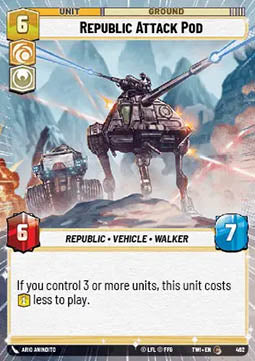 Republic Attack Pod⁣ - Twilight of the Republic: Extras⁣ (Common)⁣ [462]