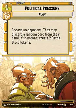 Political Pressure⁣ - Twilight of the Republic: Extras⁣ (Common)⁣ [487]