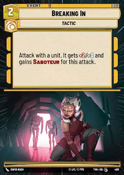 Breaking In⁣ - Twilight of the Republic: Extras⁣ (Common)⁣ [489]