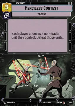 Merciless Contest - Twilight of the Republic: Extras (Common) [XTWI-500]