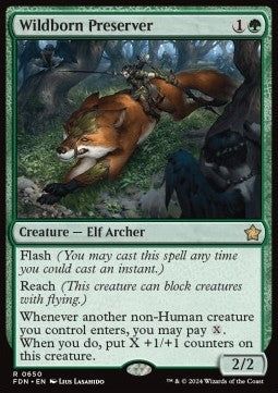 Wildborn Preserver - Magic: The Gathering Foundations: Starter Collection (Rare) [SFDN-650]