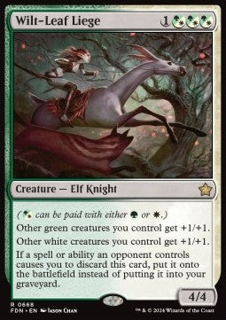 Wilt-Leaf Liege - Magic: The Gathering Foundations: Starter Collection (Rare) [SFDN-668]