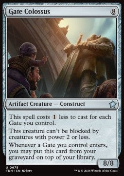 Gate Colossus - Magic: The Gathering Foundations: Starter Collection (Uncommon) [SFDN-675]
