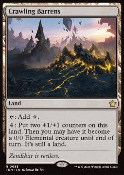 Crawling Barrens - Magic: The Gathering Foundations: Starter Collection (Rare) [SFDN-685]