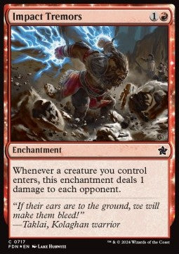 Impact Tremors - Magic: The Gathering Foundations: Starter Collection (Common) [SFDN-717]
