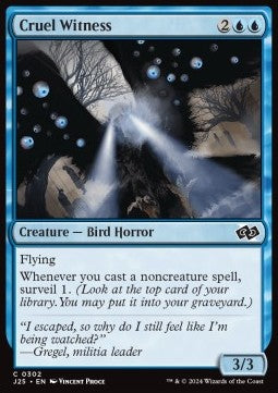 Cruel Witness - Foundations Jumpstart (Common) [J25-302]