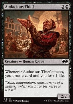 Audacious Thief - Foundations Jumpstart (Common) [J25-401]