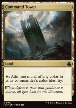 Command Tower - Magic: The Gathering Foundations: Starter Collection (Common) [SFDN-3]