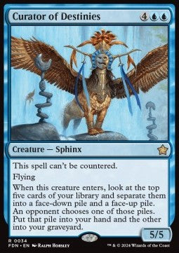Curator of Destinies - Magic: The Gathering Foundations (Rare) [FDN-34]