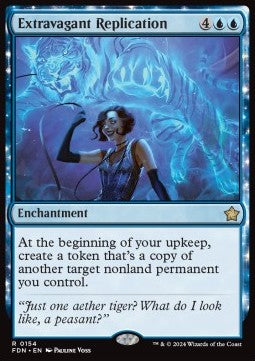 Extravagant Replication⁣ - Magic: The Gathering Foundations⁣ (Rare)⁣ [154]