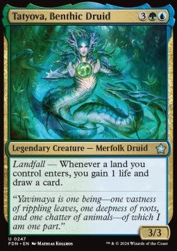 Tatyova, Benthic Druid - Magic: The Gathering Foundations (Uncommon) [FDN-247]