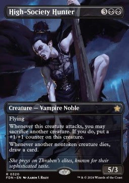High-Society Hunter (V.1) - Magic: The Gathering Foundations: Extras (Rare) [XFDN-320]