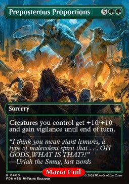 Preposterous Proportions (V.2) - Magic: The Gathering Foundations: Extras (Rare) [XFDN-400]