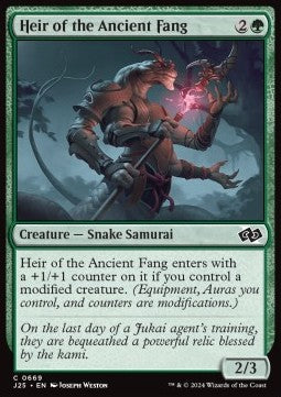 Heir of the Ancient Fang - Foundations Jumpstart (Common) [J25-669]
