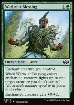 Warbriar Blessing - Foundations Jumpstart (Common) [J25-739]