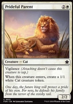 Prideful Parent - Magic: The Gathering Foundations (Common) [FDN-21]