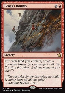 Brass's Bounty⁣ - Magic: The Gathering Foundations⁣ (Rare)⁣ [190]