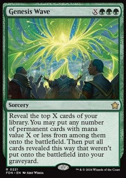 Genesis Wave⁣ - Magic: The Gathering Foundations⁣ (Rare)⁣ [221]